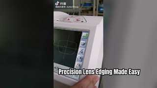 Bliższe spojrzenie: automatyczna krawędziarka obiektywu 3D bez wzorów z 8-calowym kolorowym ekranem dotykowym