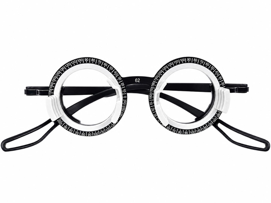 Optical Professional Super Light Stainless Steel Trial Frame for Optometry with 4 Insert Lenses Compatibility and 360 Degrees Free