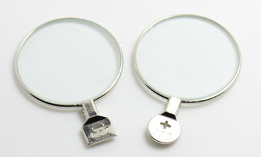 A Grade 266PCS Metal Rim Trial Lens Set with Leather Case, Shiny Silver/Gold Plating, Glasses Lens GPJ8266